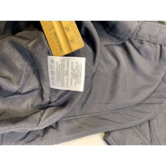 Love Tree Jacket Black Quilted Snap Button Long Line Womens Medium New with Tags - Picture 4 of 7